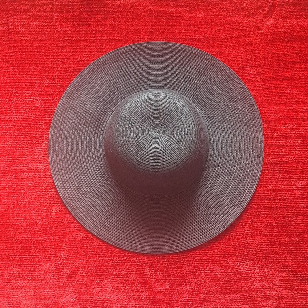 Time and Tru Classic Black Sun Hat